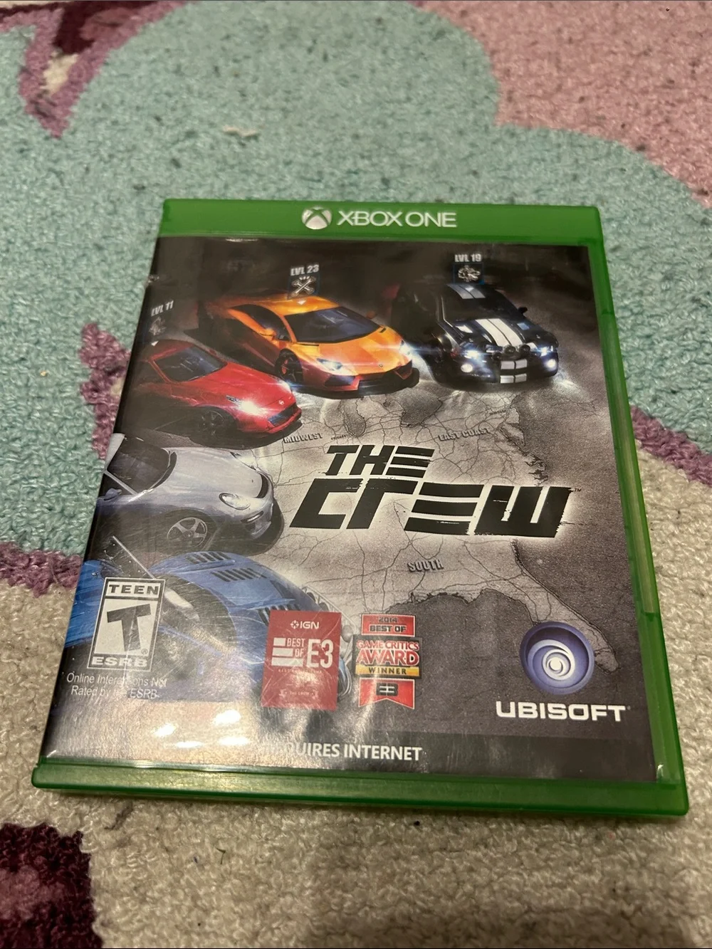 Microsoft Xbox One The Crew Racing Game - Black & Green Artwork